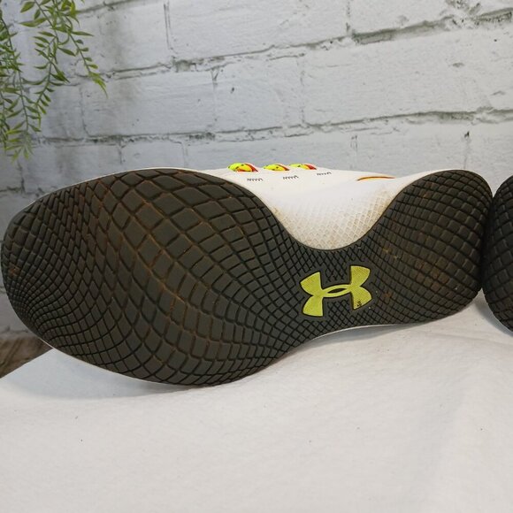 WOMENS UNDER ARMOUR CHARGED BREATH LACE SPORTSTYLE SHOES, LIKE NEW, SIZE 10 - Picture 11 of 11